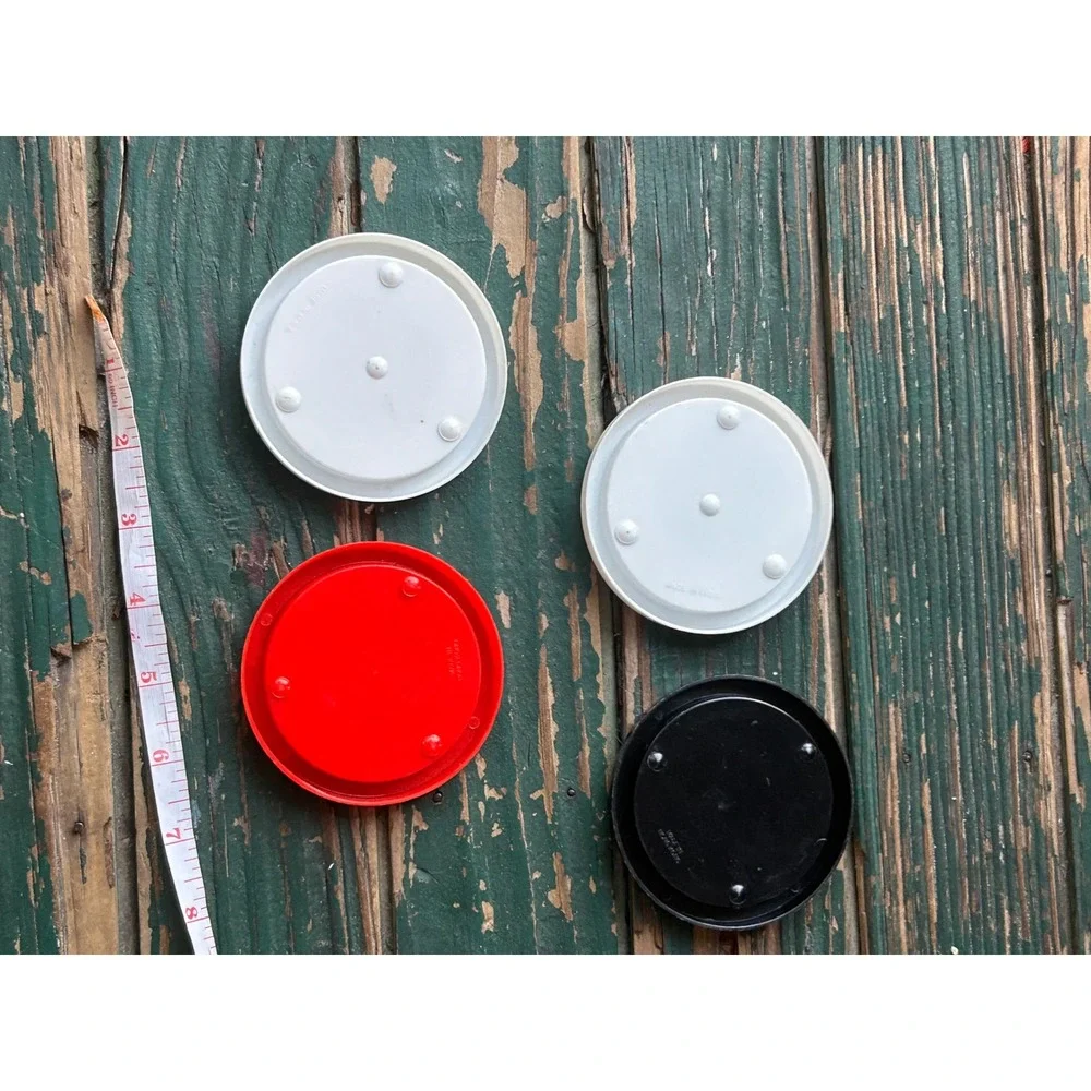 Vtg Travel Souvenir Coasters San Francisco Trinidad & Tobago Set of 4 Plastic